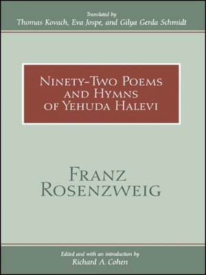 cover image of Ninety-Two Poems and Hymns of Yehuda Halevi